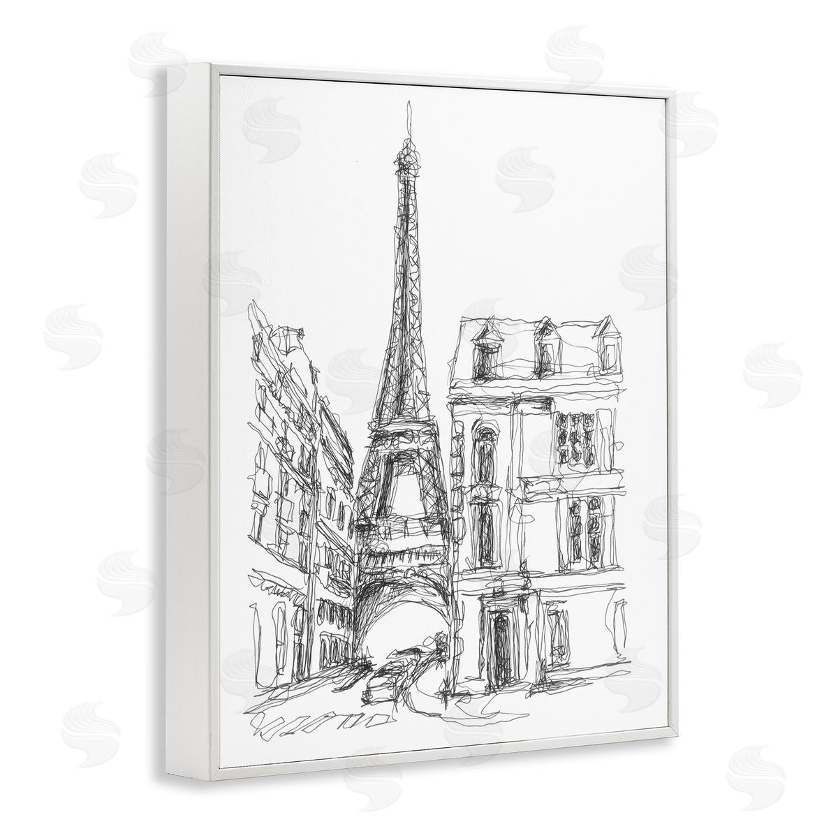 Ethan Harper Parisian Architecture Study Canvas Wall Art Print