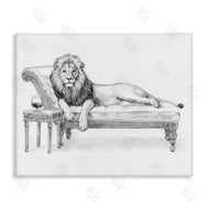 Victoria Barnes | Lounging Beast Lion