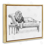 Victoria Barnes | Lounging Beast Lion