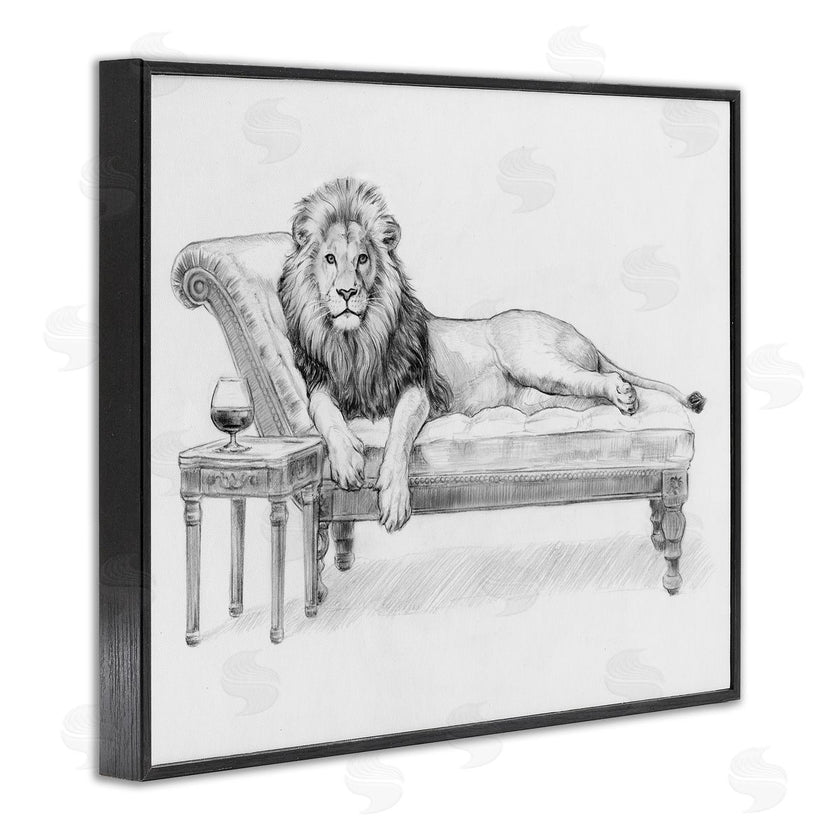 Victoria Barnes | Lounging Beast Lion