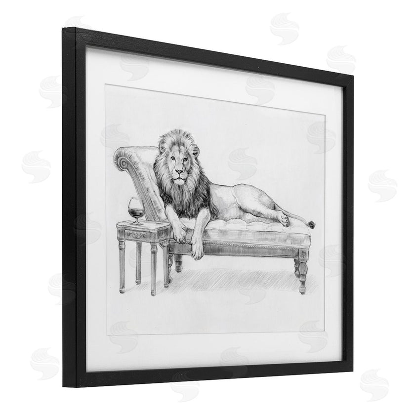 Victoria Barnes | Lounging Beast Lion