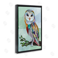 Lisa Morales | Barn Owl with Boho Pattern