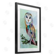 Lisa Morales | Barn Owl with Boho Pattern