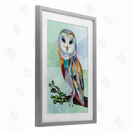 Lisa Morales | Barn Owl with Boho Pattern