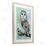 Lisa Morales | Barn Owl with Boho Pattern