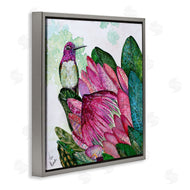 Lisa Morales | Hummingbird And Protea