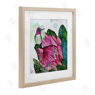 Lisa Morales | Hummingbird And Protea