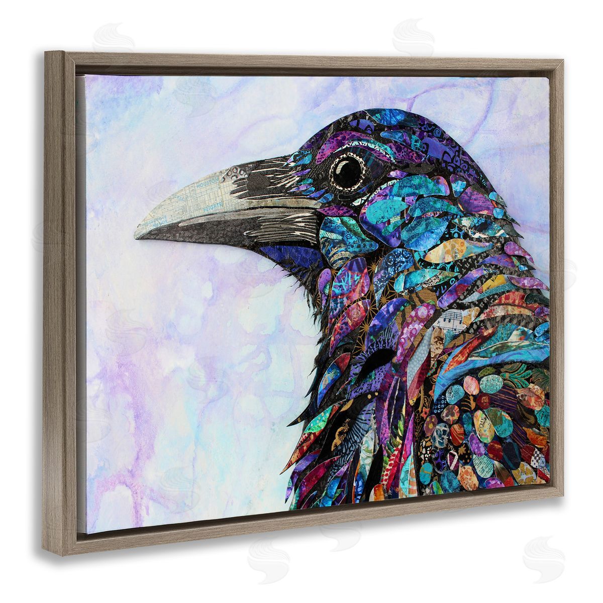 Lisa Morales Stay Curious Crow Canvas Wall Art Print