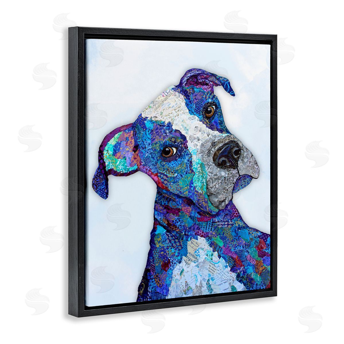 Lisa Morales Loverboy Dog Portrait Canvas Wall Art Print