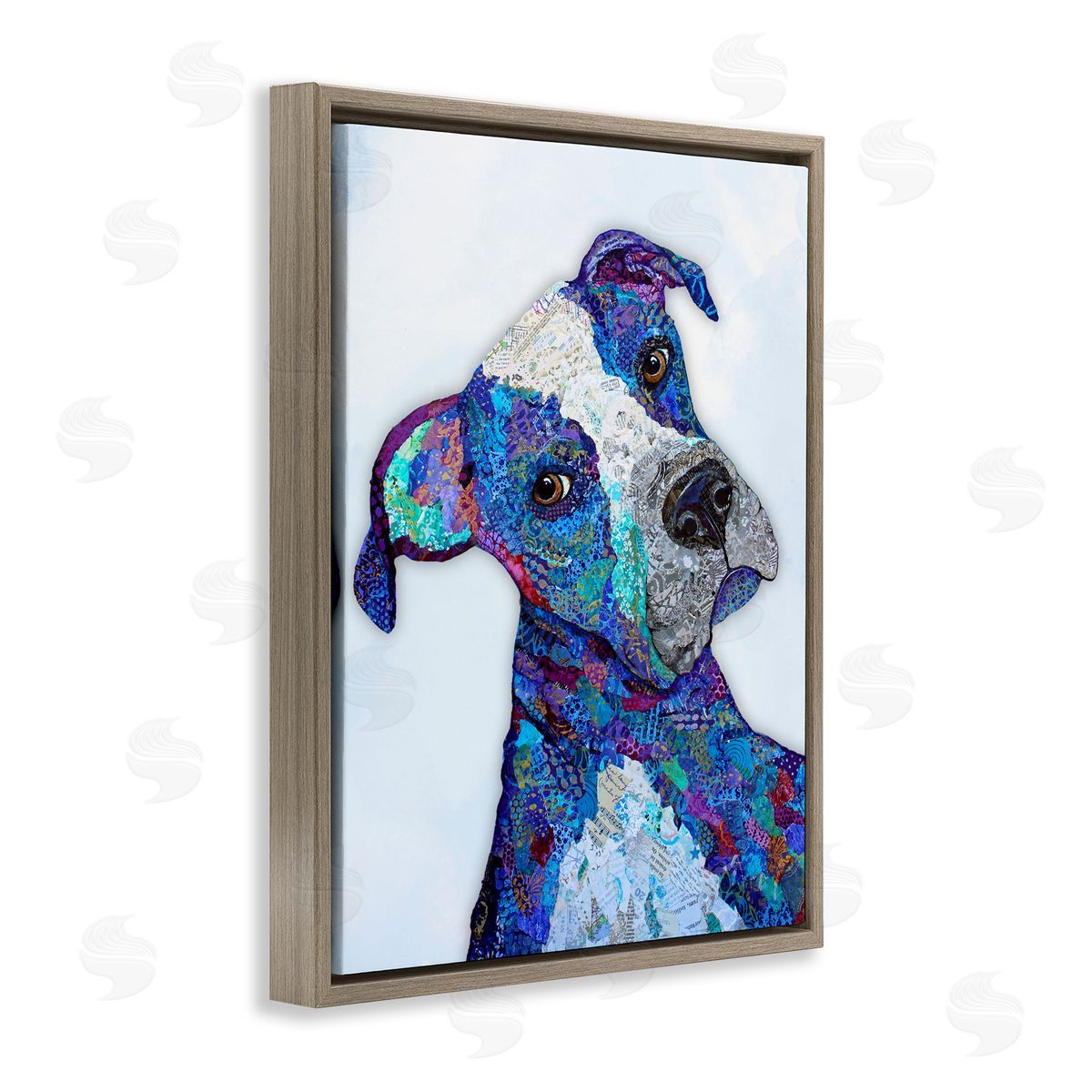 Lisa Morales Loverboy Dog Portrait Canvas Wall Art Print