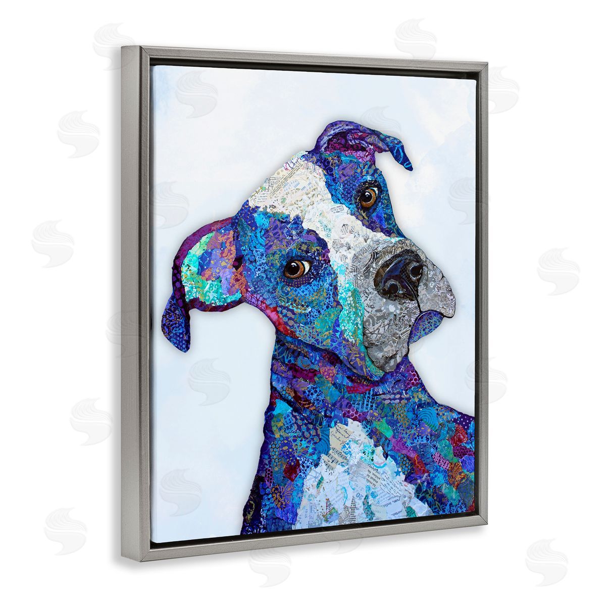 Lisa Morales Loverboy Dog Portrait Canvas Wall Art Print