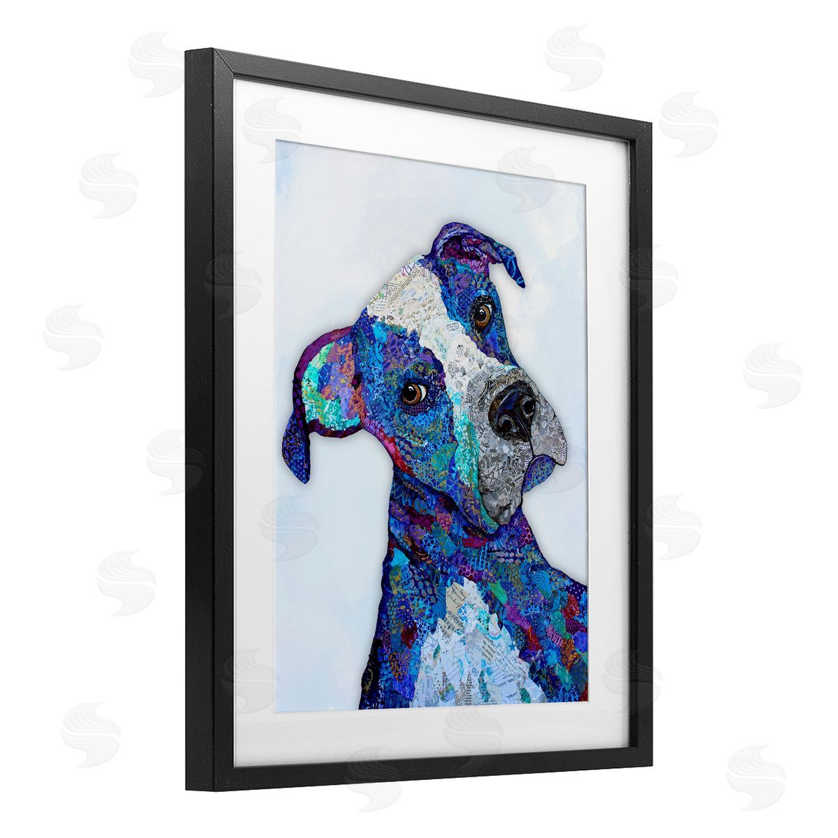 Lisa Morales Loverboy Dog Portrait Canvas Wall Art Print