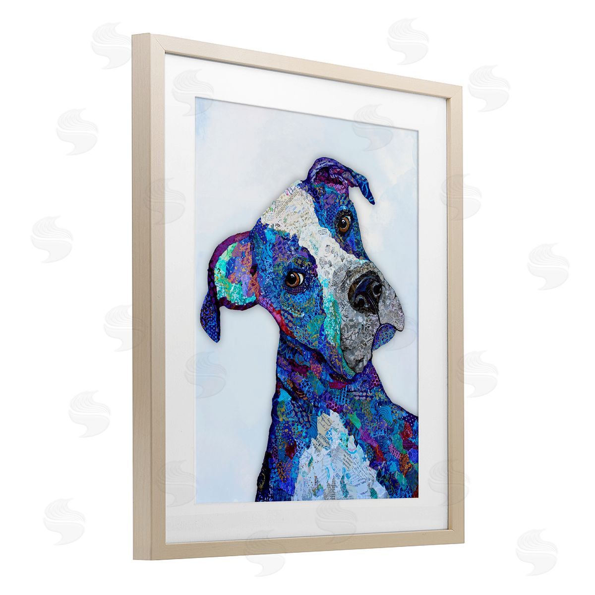 Lisa Morales Loverboy Dog Portrait Canvas Wall Art Print