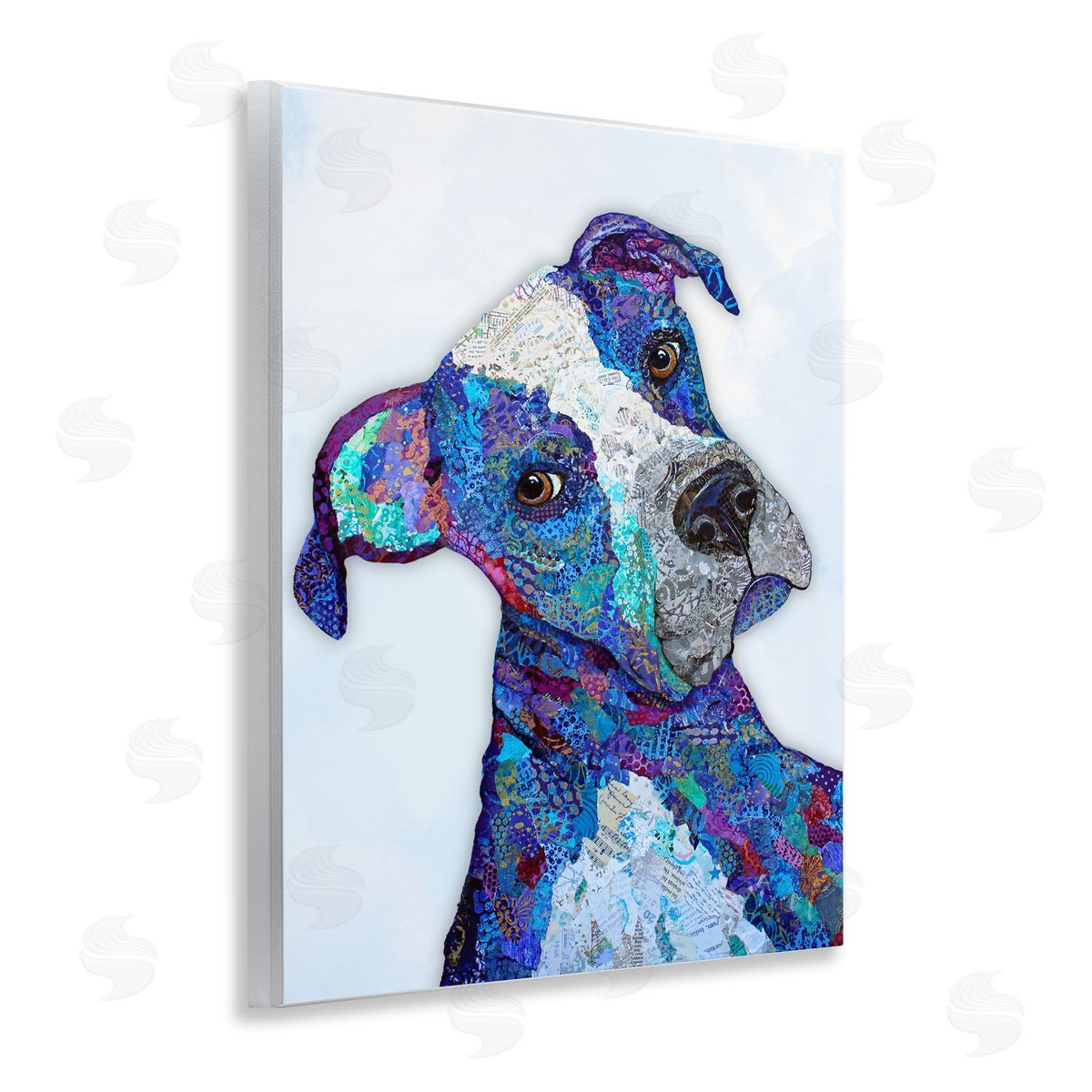 Lisa Morales Loverboy Dog Portrait Canvas Wall Art Print