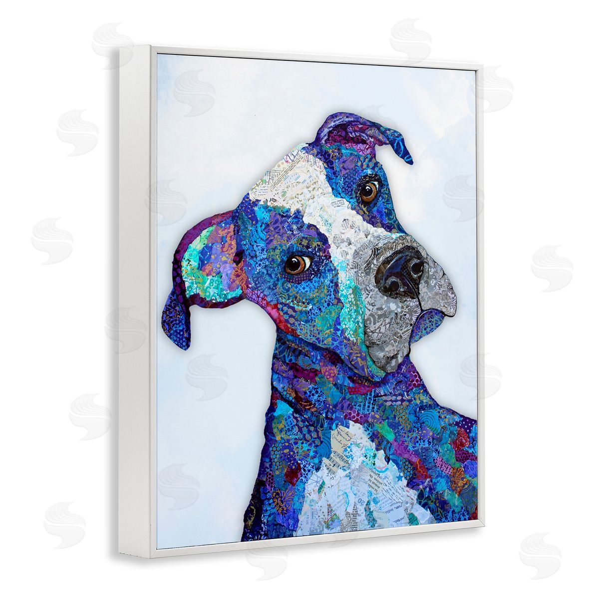 Lisa Morales Loverboy Dog Portrait Canvas Wall Art Print