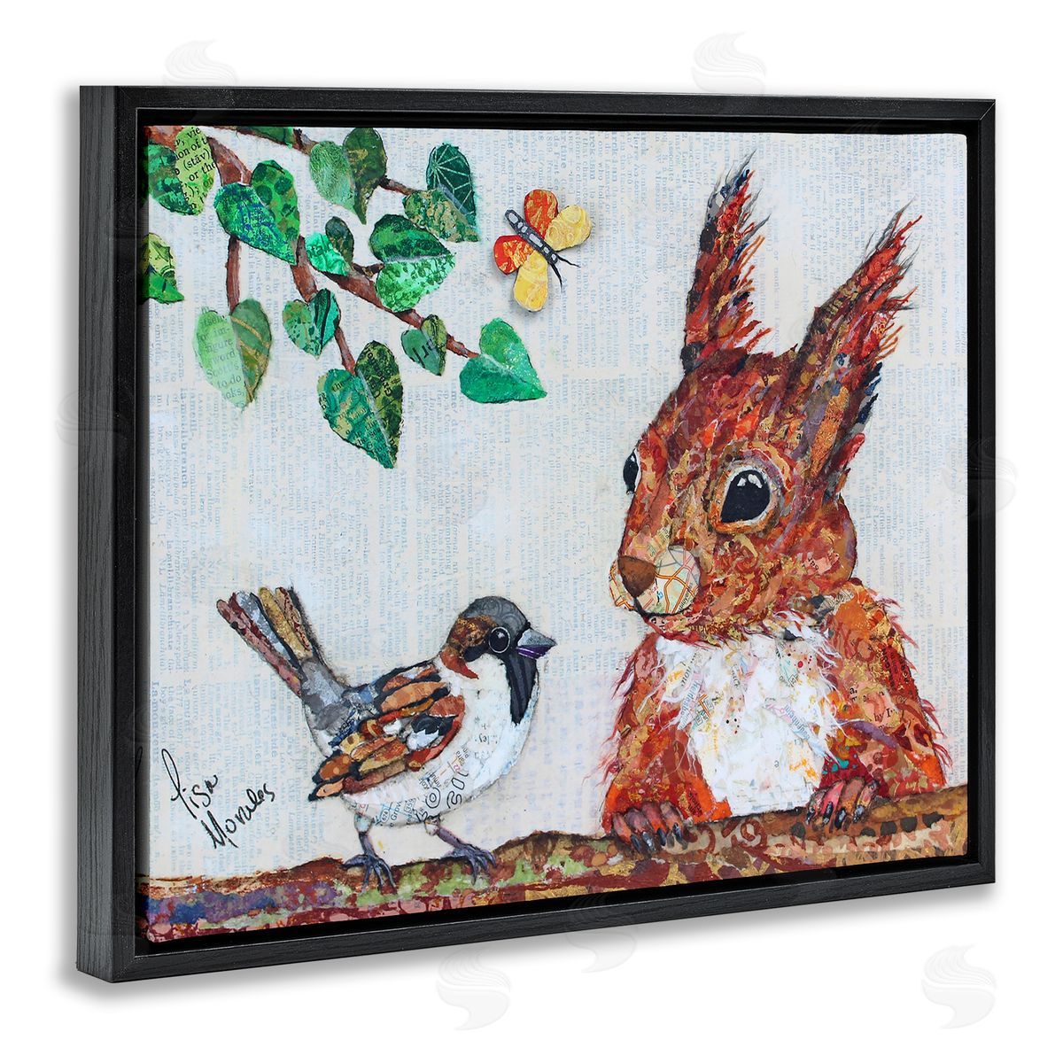 Lisa Morales Conversations with Sparrows Canvas Wall Art Print