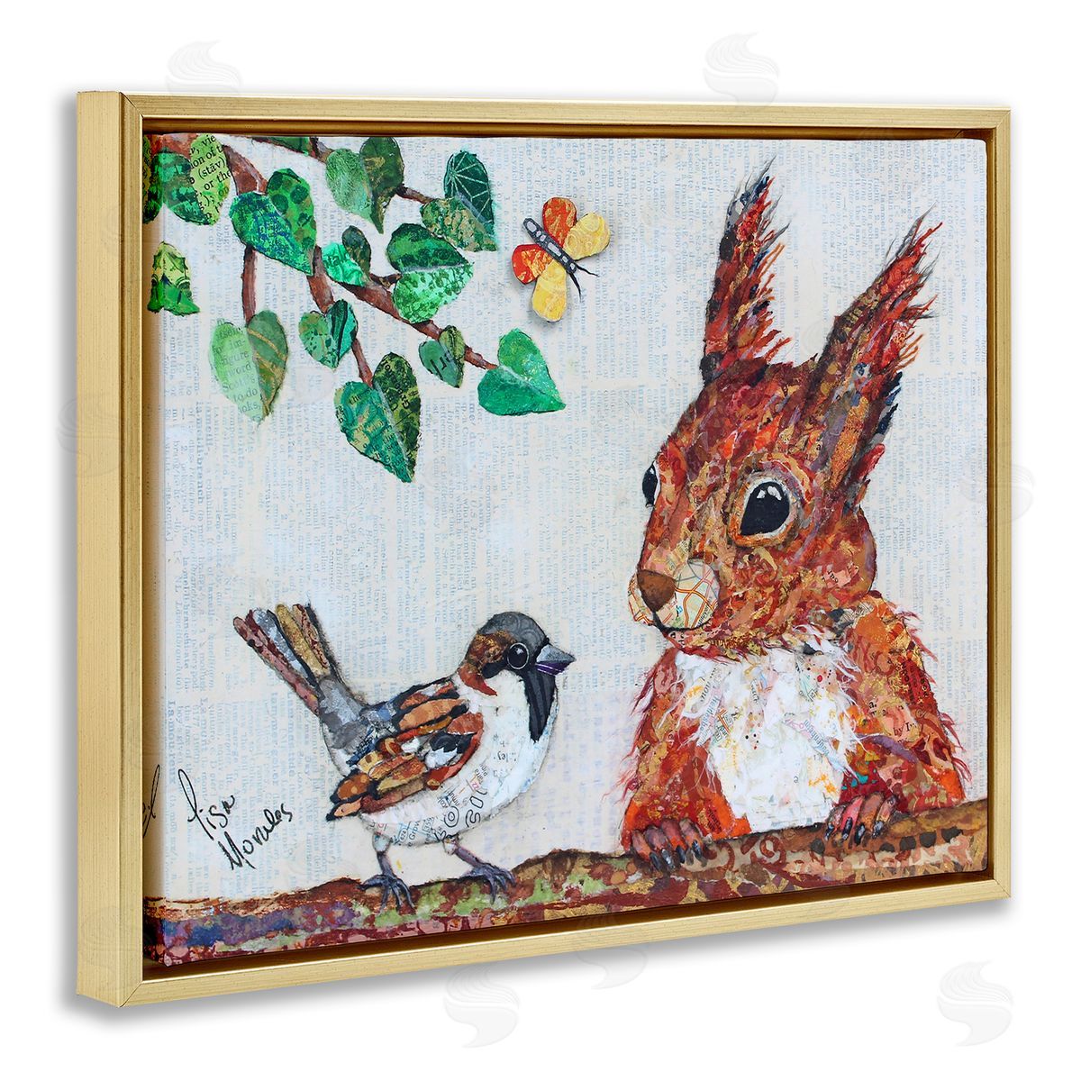 Lisa Morales Conversations with Sparrows Canvas Wall Art Print