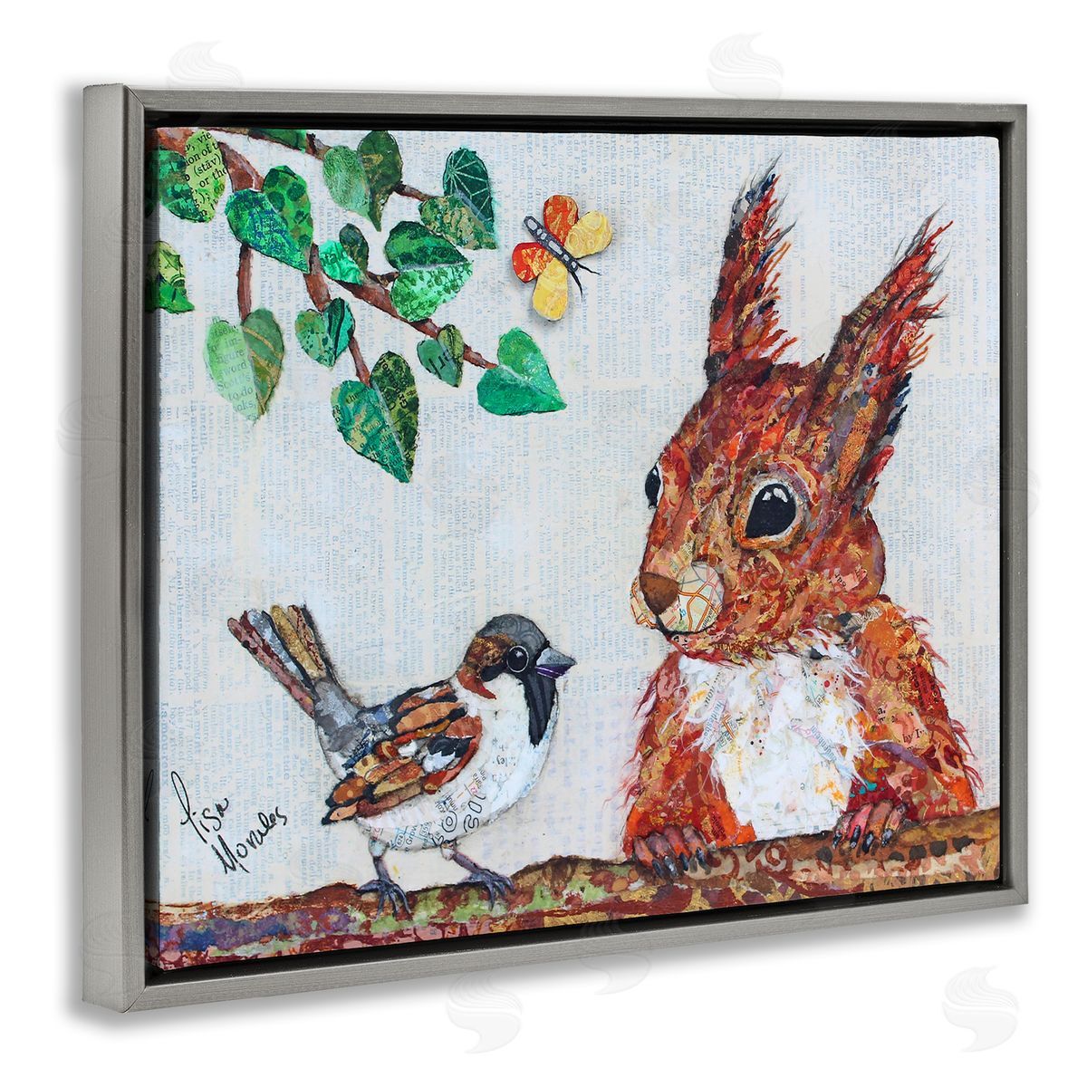 Lisa Morales Conversations with Sparrows Canvas Wall Art Print