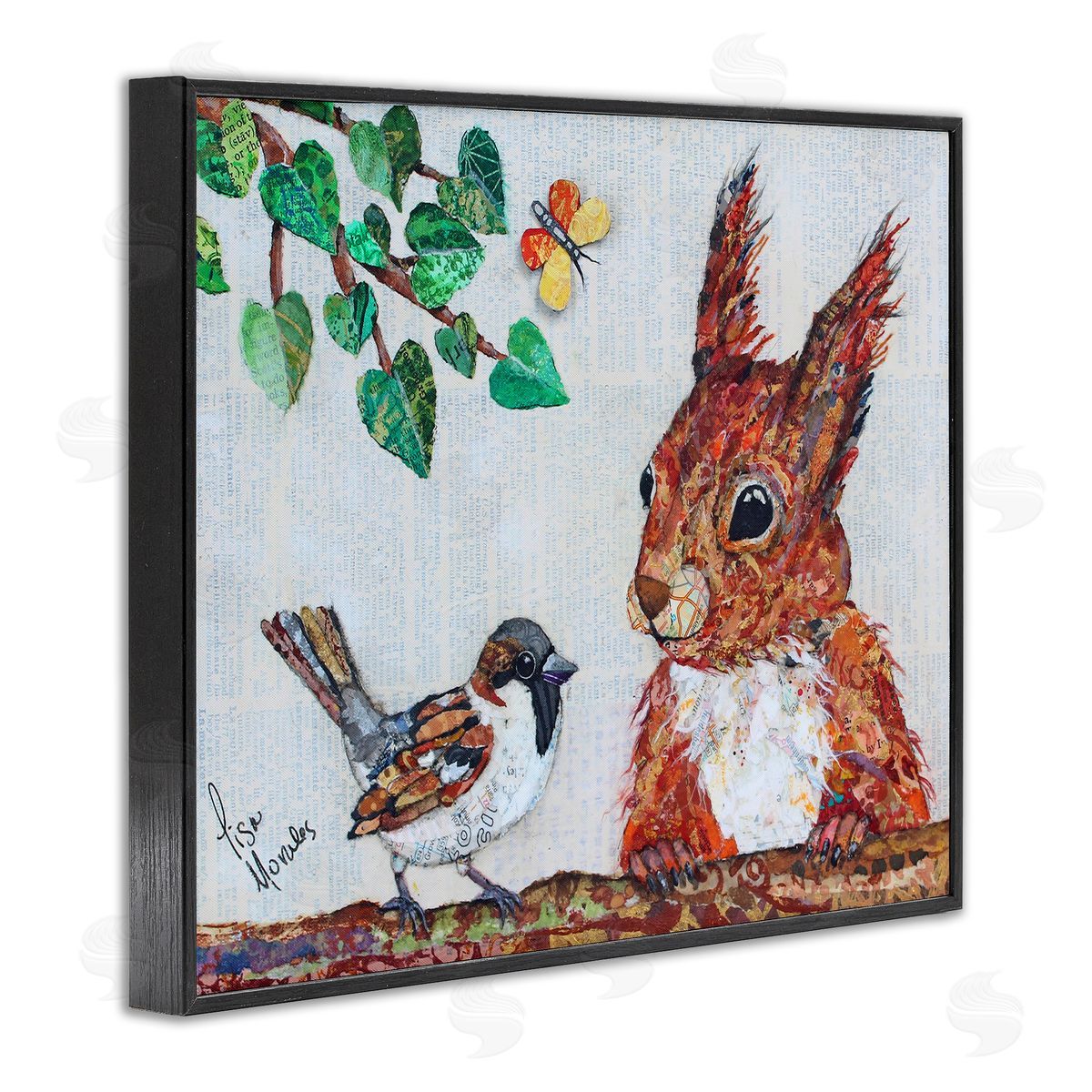 Lisa Morales Conversations with Sparrows Canvas Wall Art Print