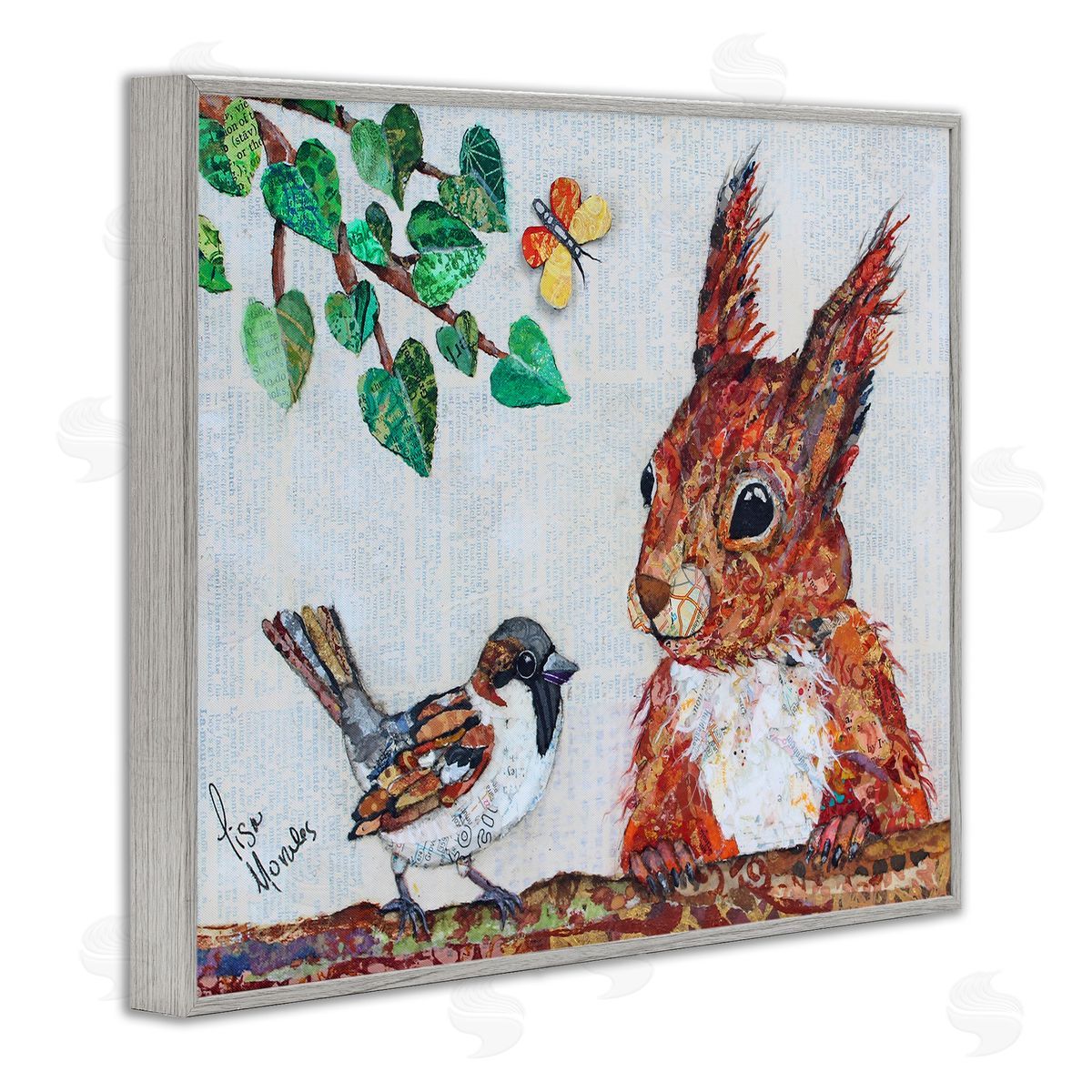 Lisa Morales Conversations with Sparrows Canvas Wall Art Print