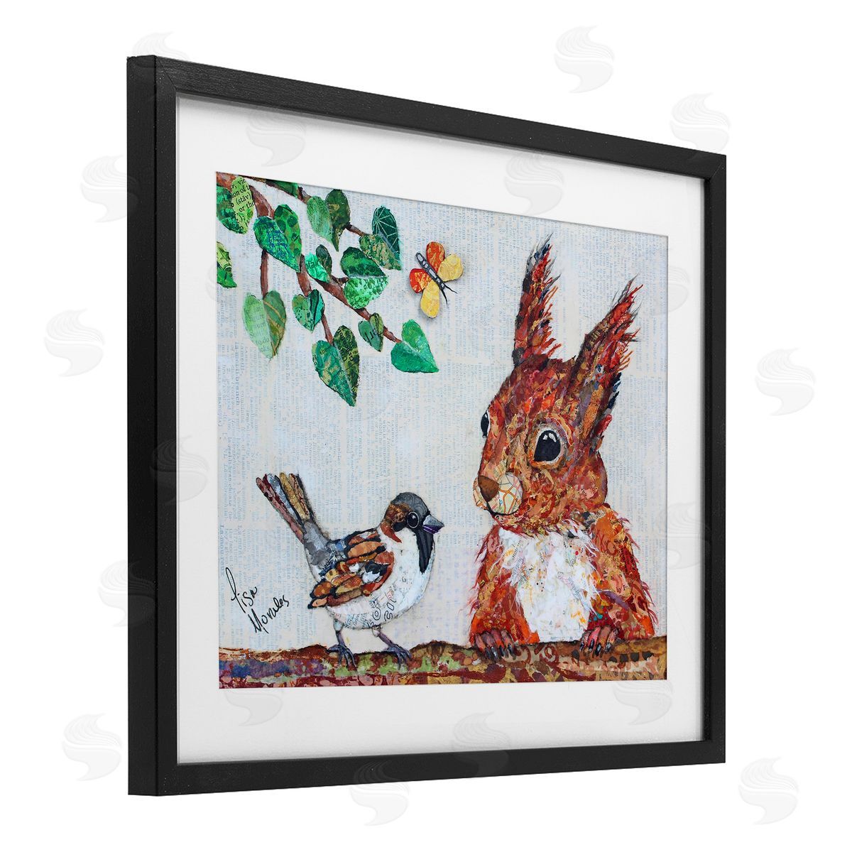Lisa Morales Conversations with Sparrows Canvas Wall Art Print