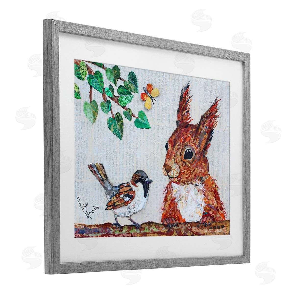 Lisa Morales Conversations with Sparrows Canvas Wall Art Print