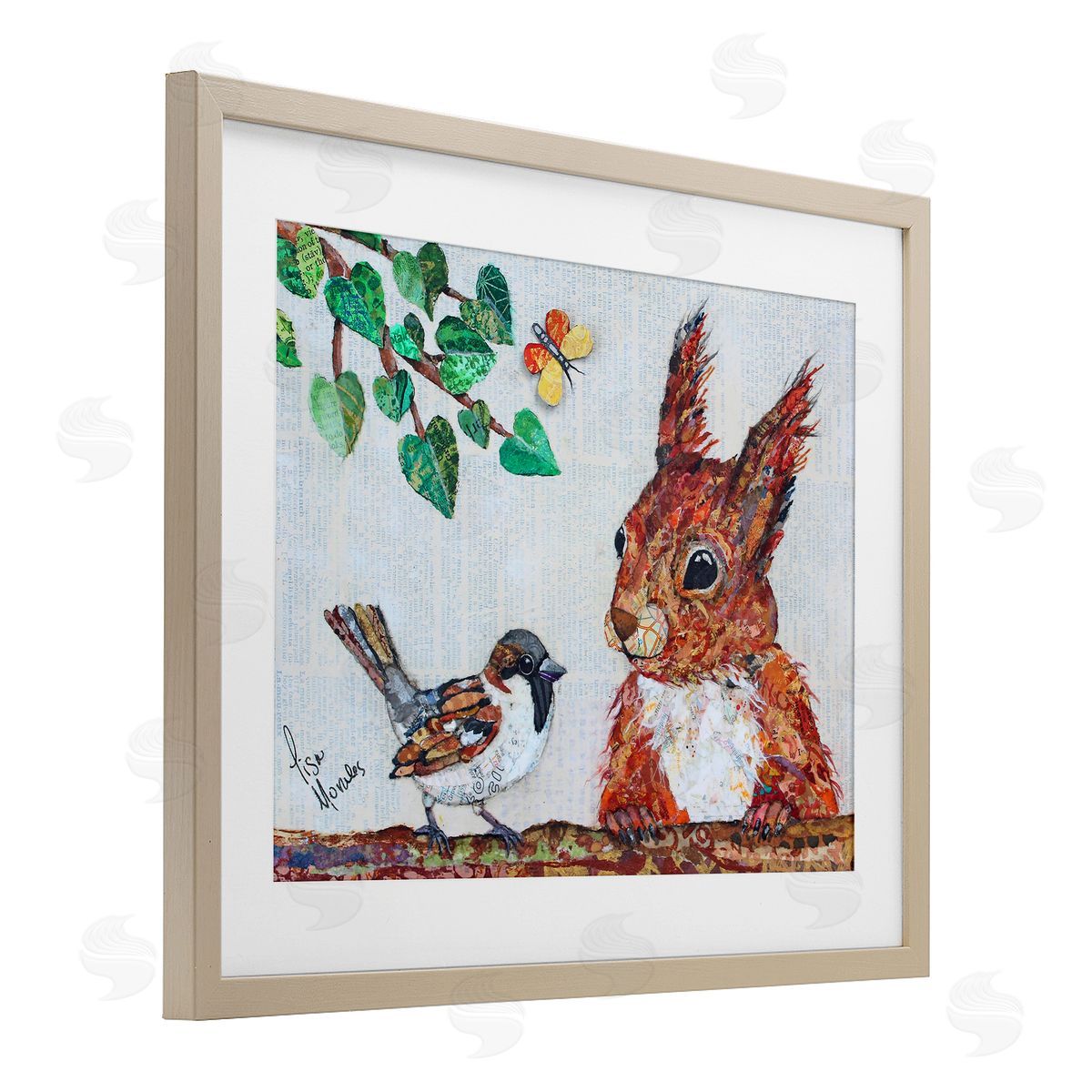 Lisa Morales Conversations with Sparrows Canvas Wall Art Print