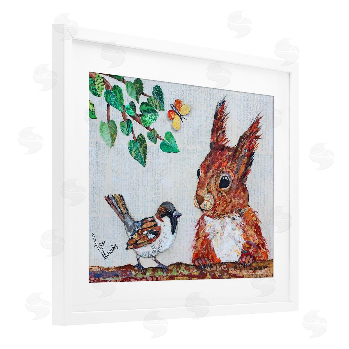 Lisa Morales Conversations with Sparrows Canvas Wall Art Print