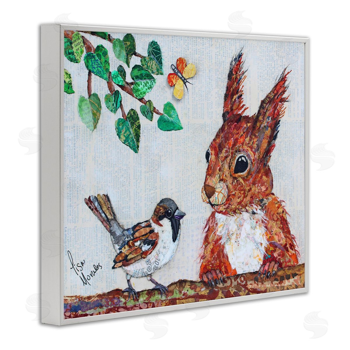 Lisa Morales Conversations with Sparrows Canvas Wall Art Print