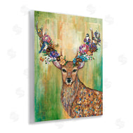 Lisa Morales | Red Deer Collaged Pattern