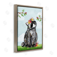 Lisa Morales | Baby Raccoon and Lady Bugs