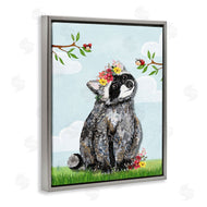 Lisa Morales | Baby Raccoon and Lady Bugs