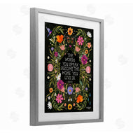 Glad You're Here Co. | Words You Speak Floral Quote