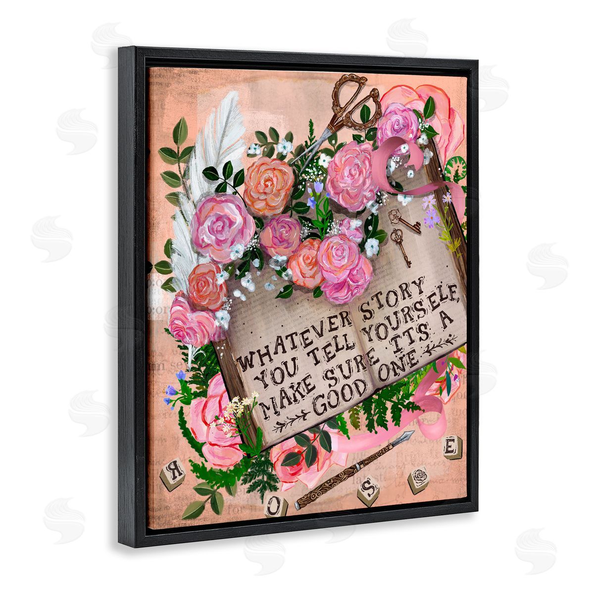Glad You're Here Co. Tell Yourself A Good Story Canvas Wall Art Print