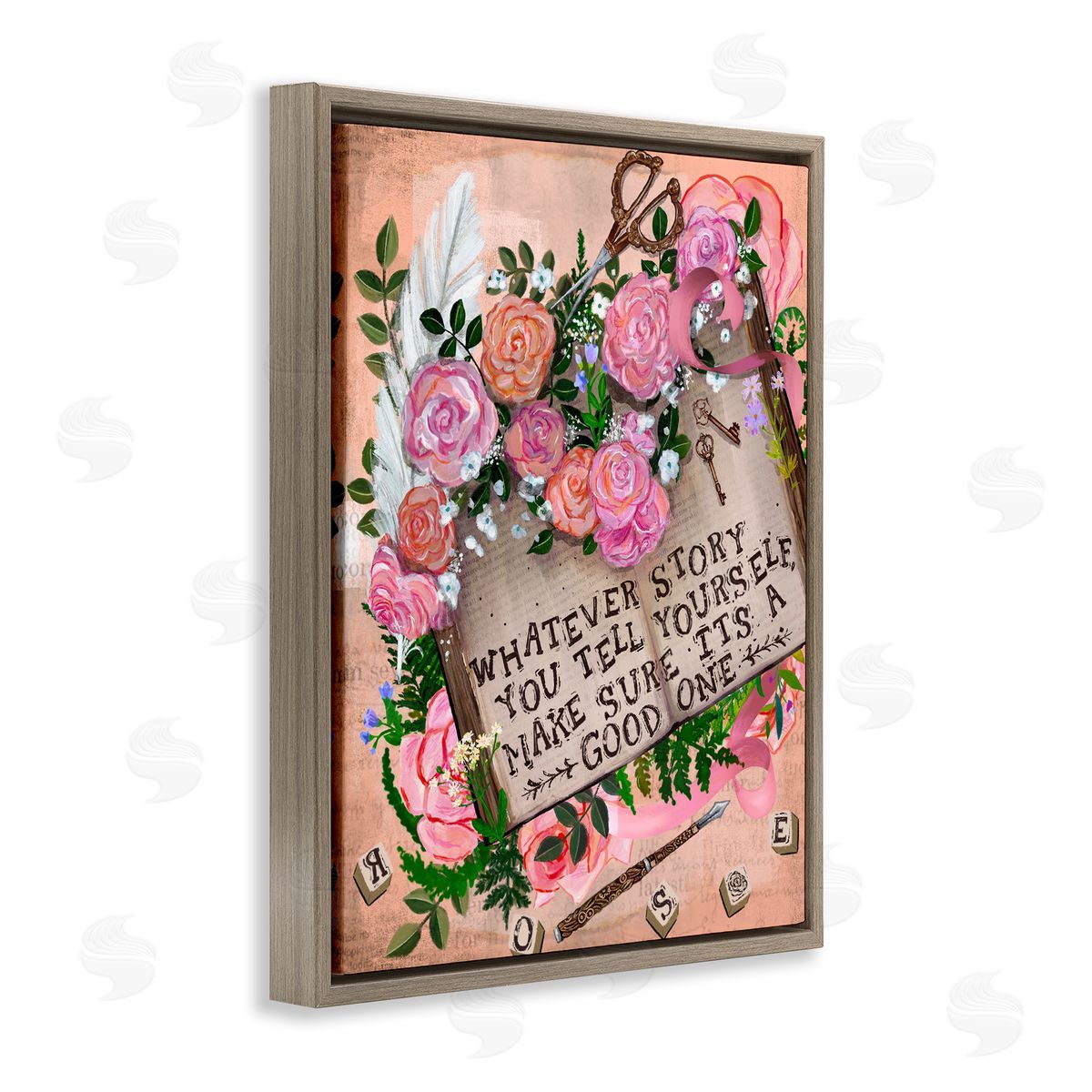 Glad You're Here Co. Tell Yourself A Good Story Canvas Wall Art Print