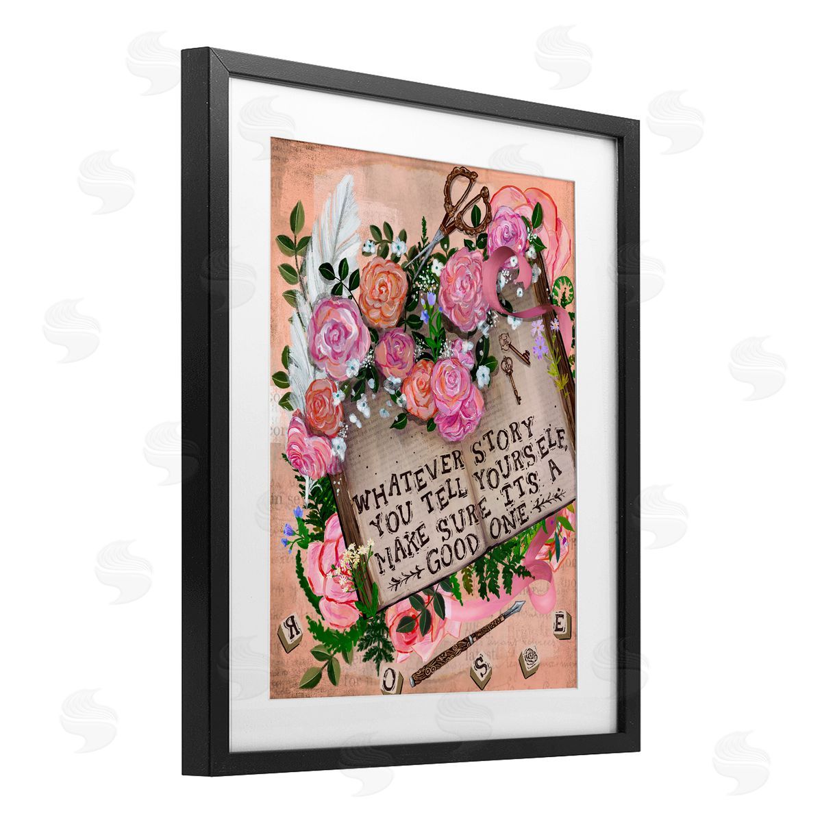 Glad You're Here Co. Tell Yourself A Good Story Canvas Wall Art Print