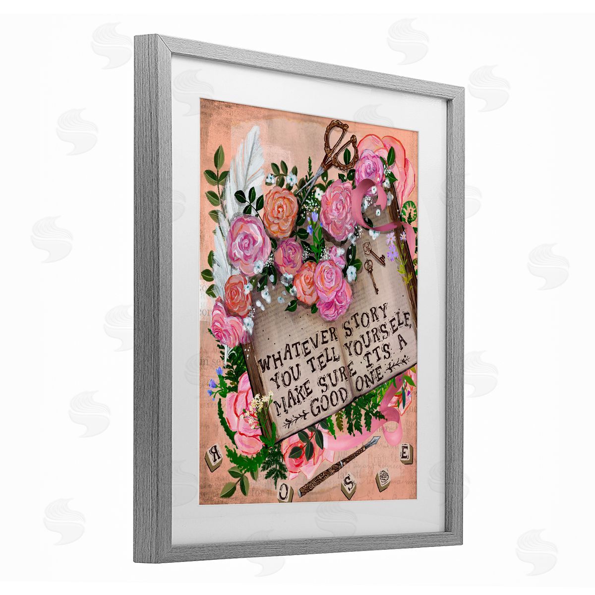 Glad You're Here Co. Tell Yourself A Good Story Canvas Wall Art Print