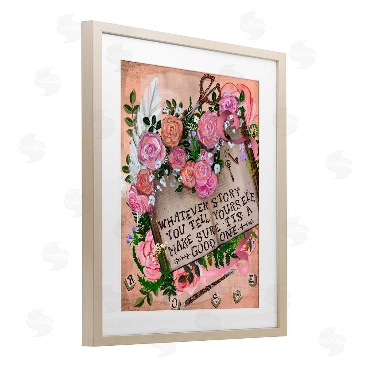 Glad You're Here Co. Tell Yourself A Good Story Canvas Wall Art Print