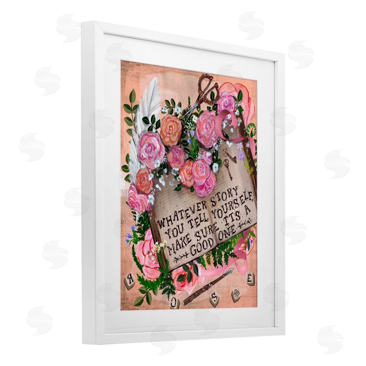 Glad You're Here Co. Tell Yourself A Good Story Canvas Wall Art Print