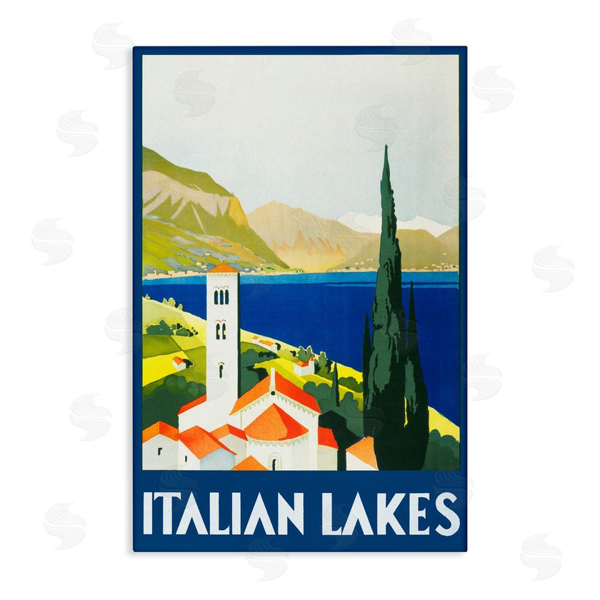 PIDDIX | Italian Lakes Retro Scenery