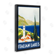 PIDDIX | Italian Lakes Retro Scenery