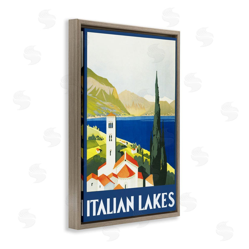 PIDDIX | Italian Lakes Retro Scenery
