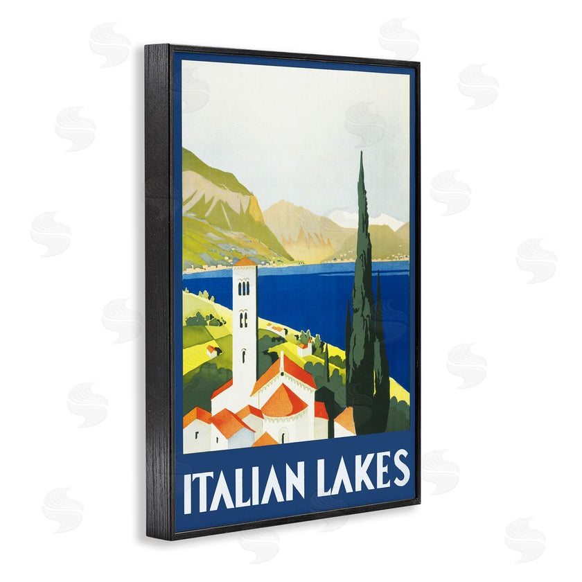 PIDDIX | Italian Lakes Retro Scenery