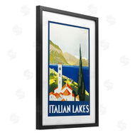 PIDDIX | Italian Lakes Retro Scenery