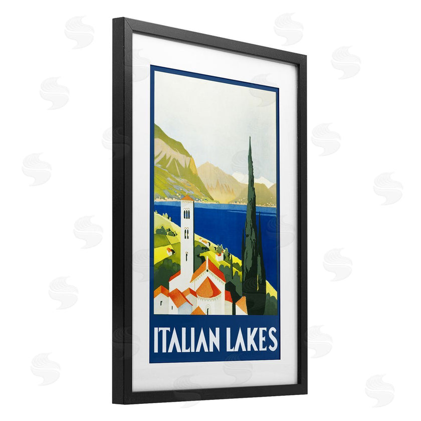PIDDIX | Italian Lakes Retro Scenery
