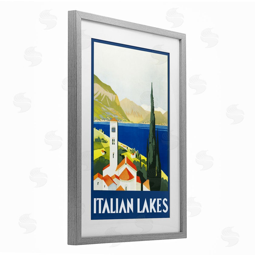 PIDDIX | Italian Lakes Retro Scenery