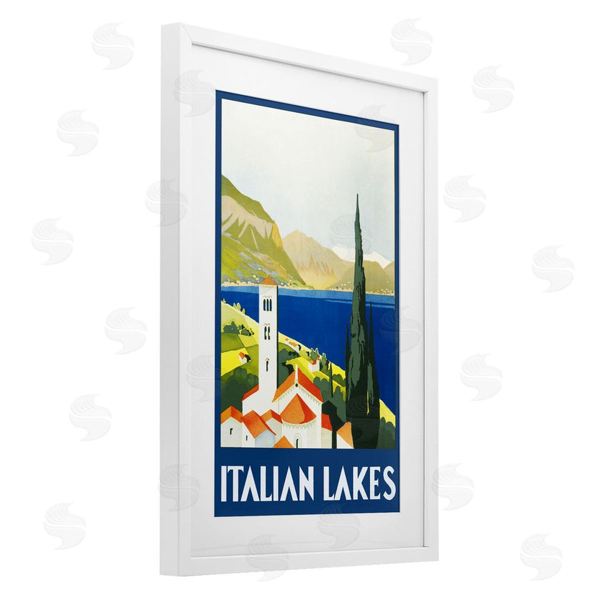 PIDDIX | Italian Lakes Retro Scenery
