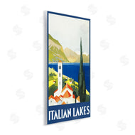 PIDDIX | Italian Lakes Retro Scenery
