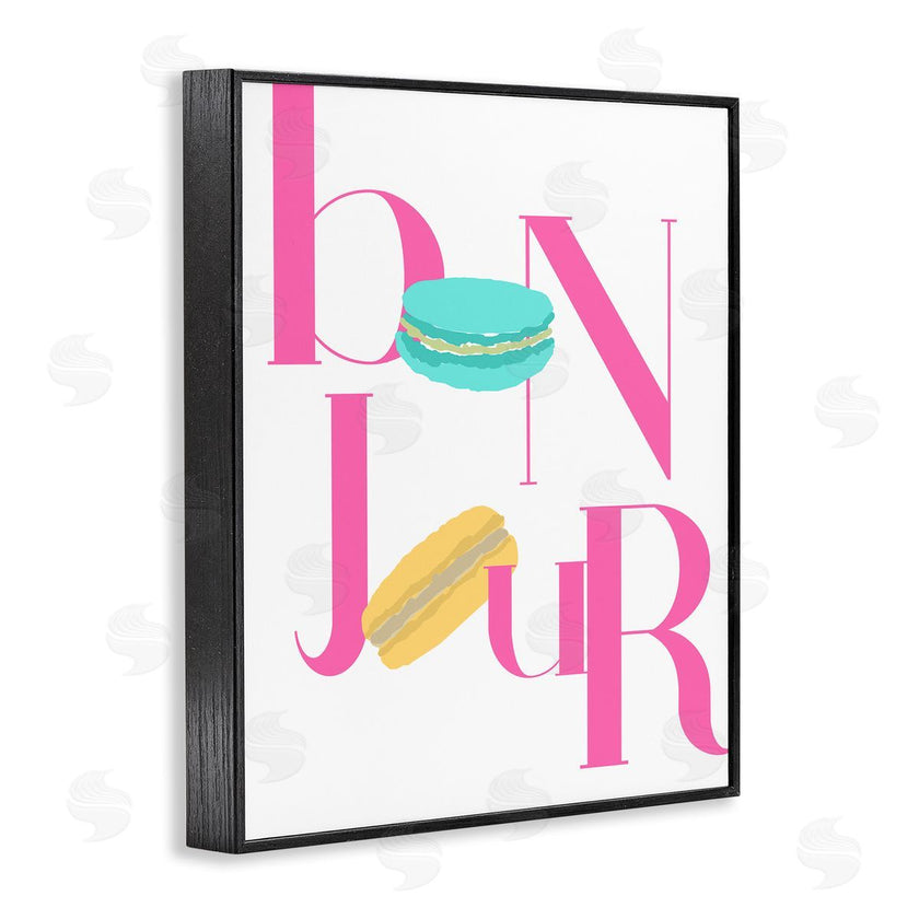 ANNA QUACH | Bonjour Macarons Typography