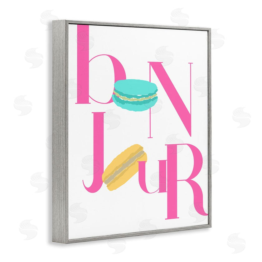 ANNA QUACH | Bonjour Macarons Typography